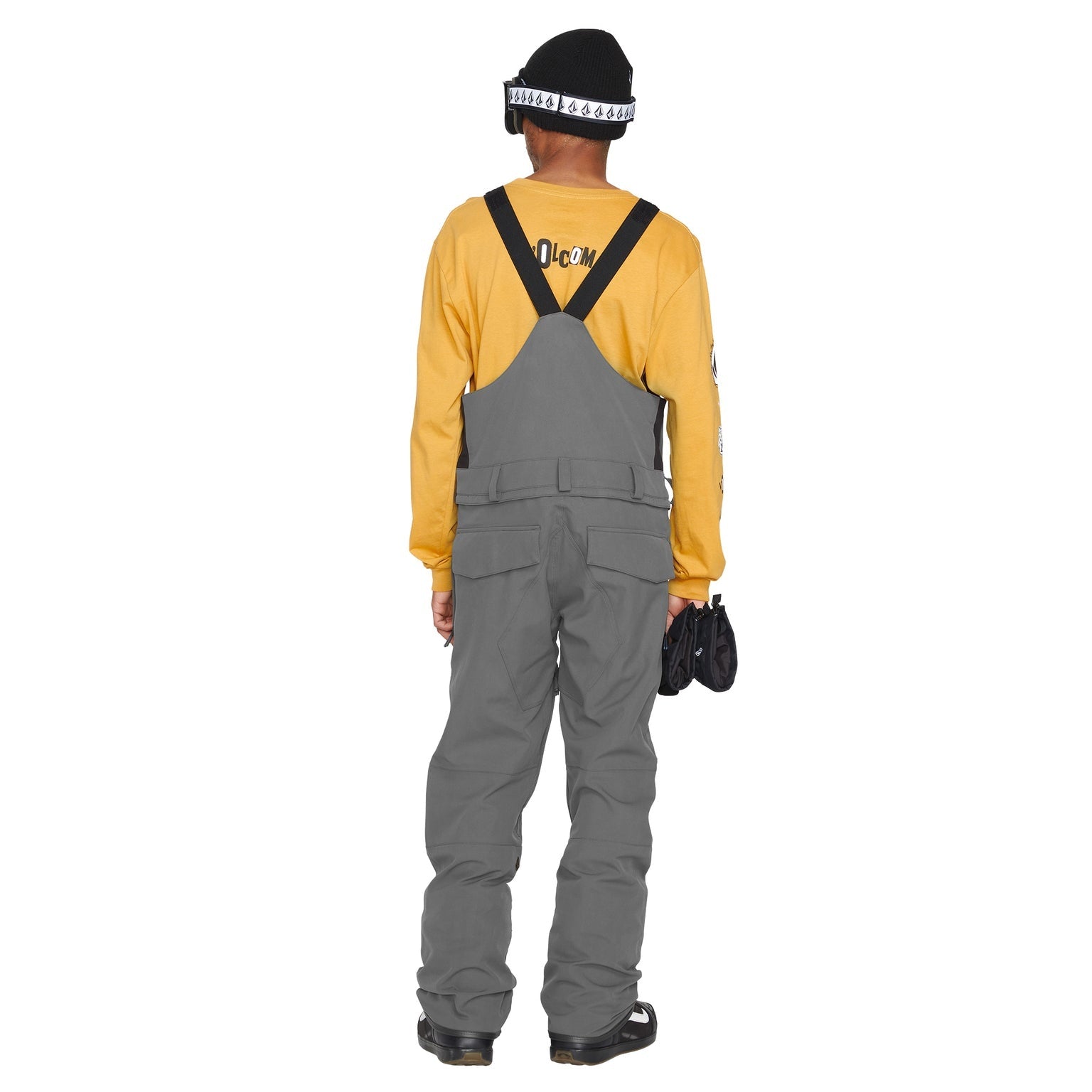 Roan Bib Overall Dark Grey