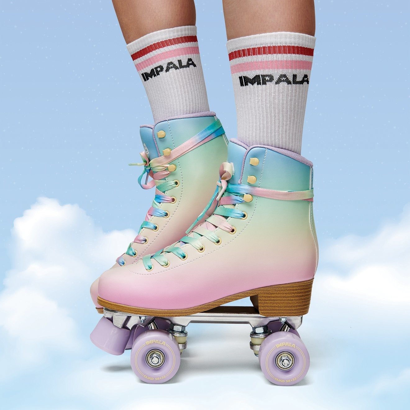 Quad Rollerskate Pastel Fade