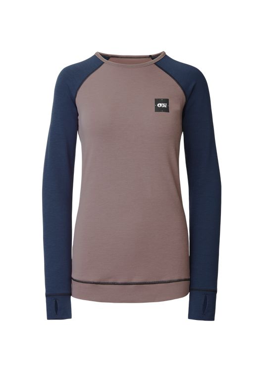 Milita Baselayer Top Rose Taupe/Dark Blue