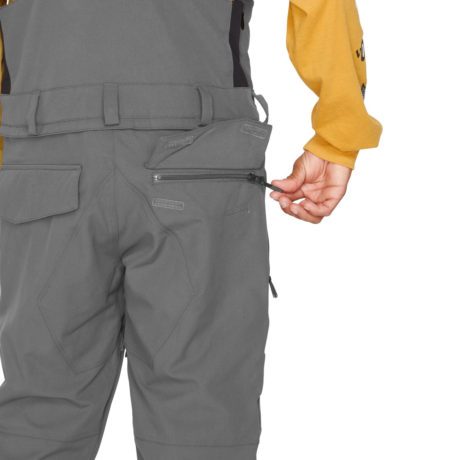 Roan Bib Overall Dark Grey