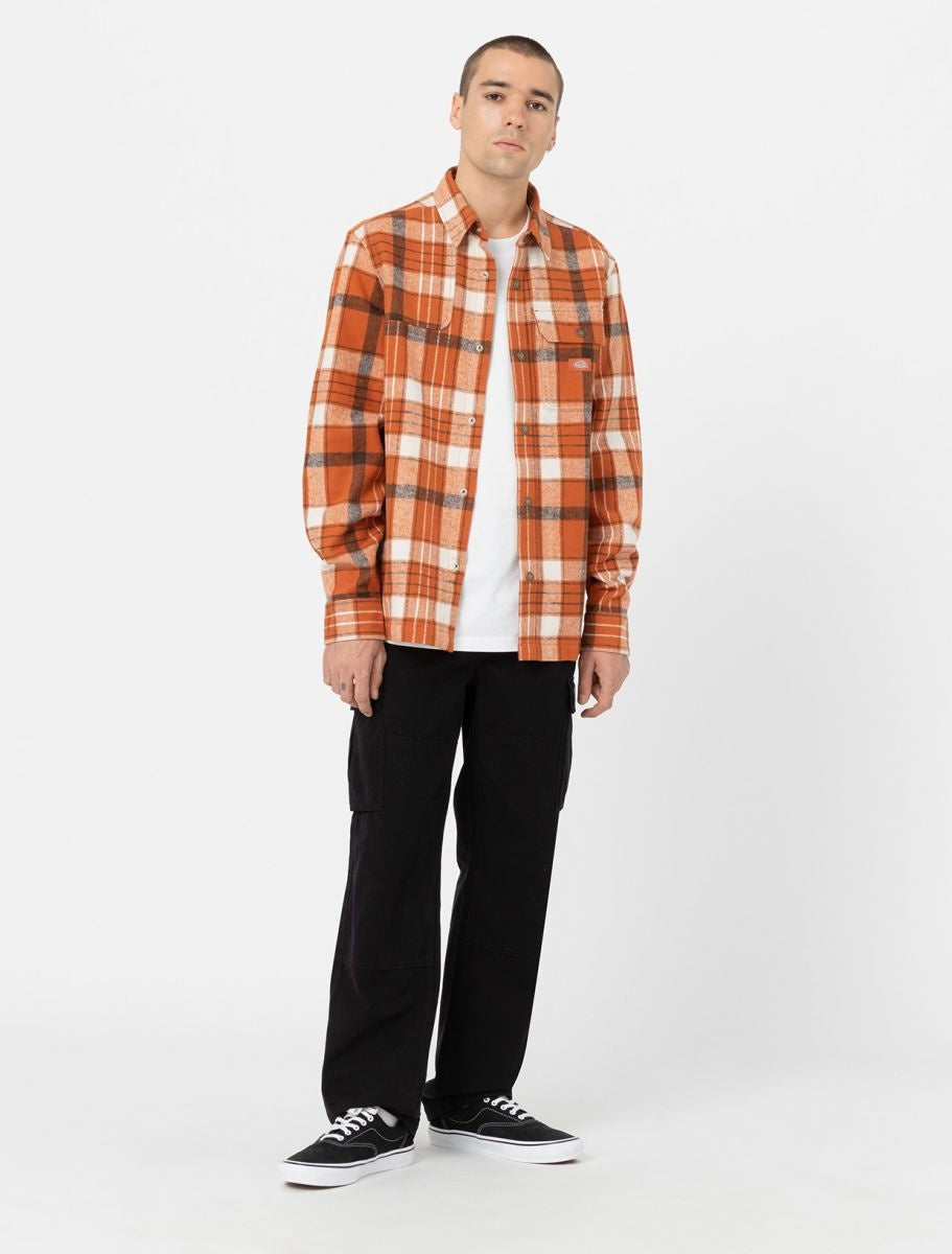Nimmons L/S Shirt Bombay Brown