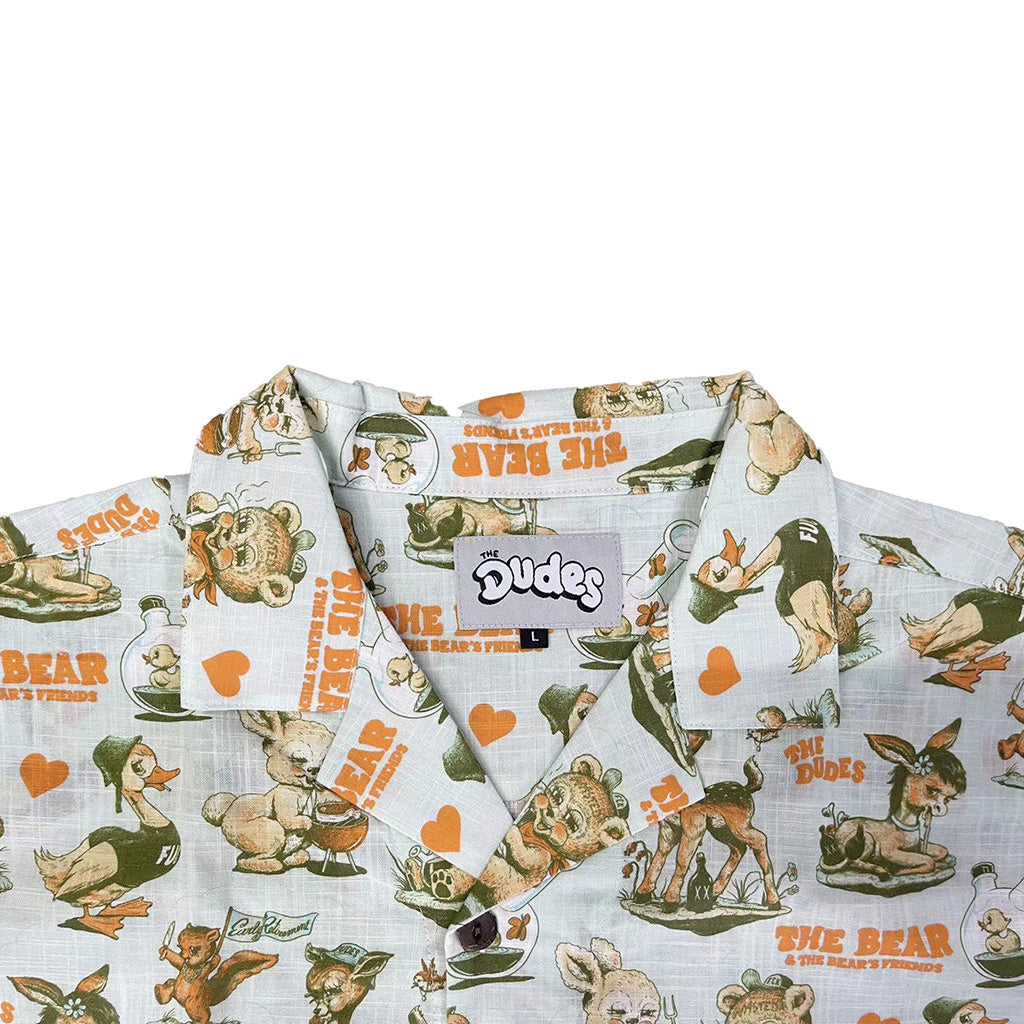 Wasted Dudes Hawaiian T-shirt Off White