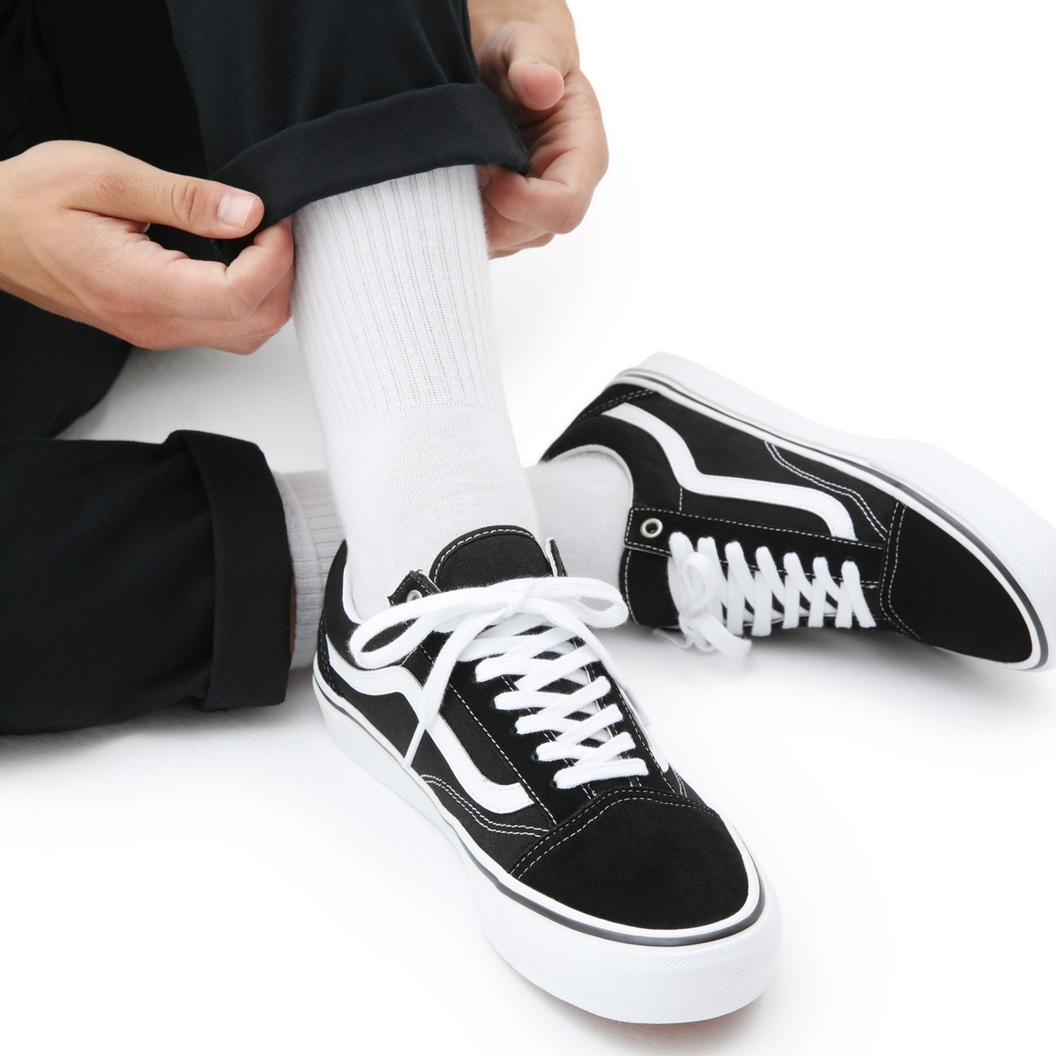 Skate Old Skool Pro Shoes Black/White
