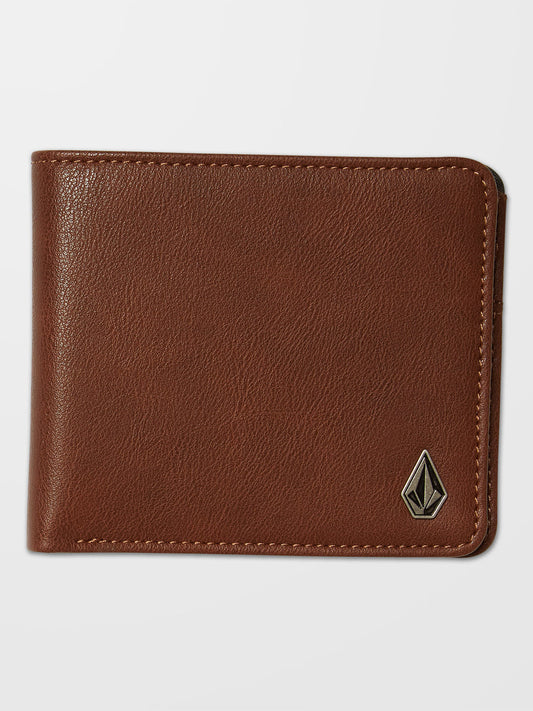 Slim Stone Pu Wallet Brown