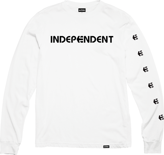 X Independent L/S T-Shirt White