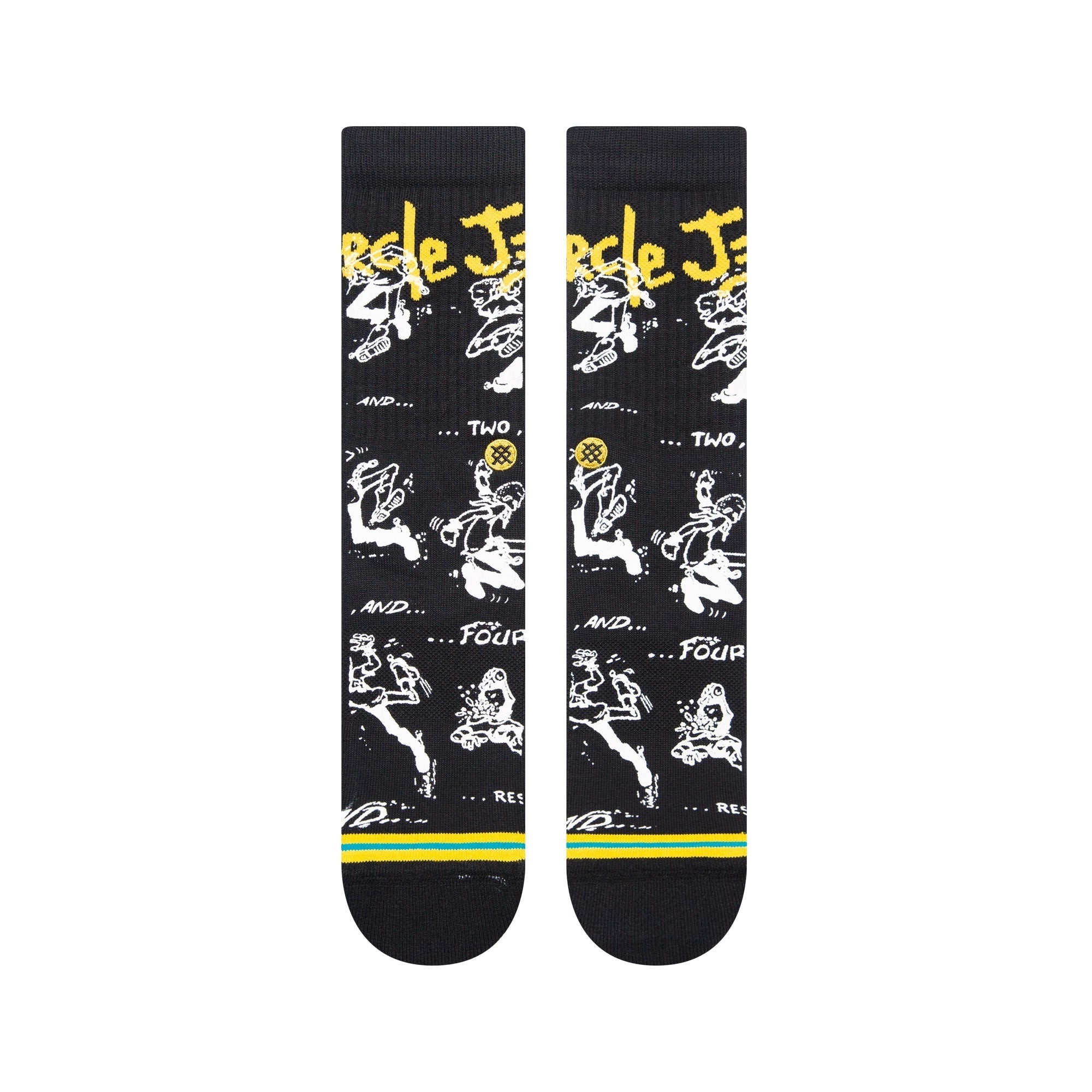 Circle Jerks Crew Sock Yellow