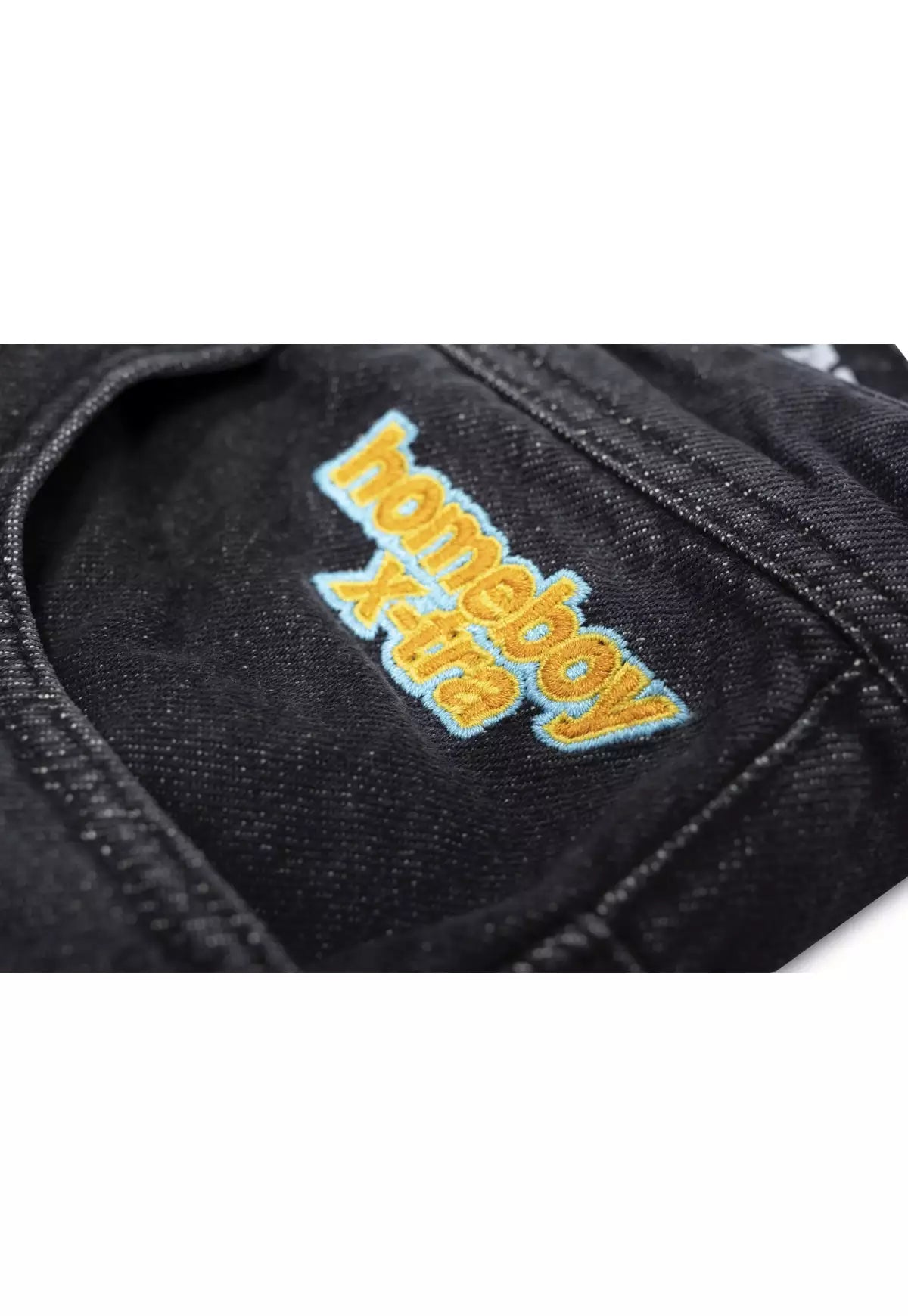 X-Tra Baggy Denim Washed Black