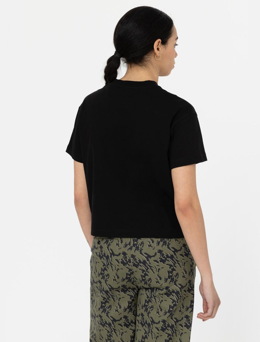 Women Oakport Boxy S/S Tee Black