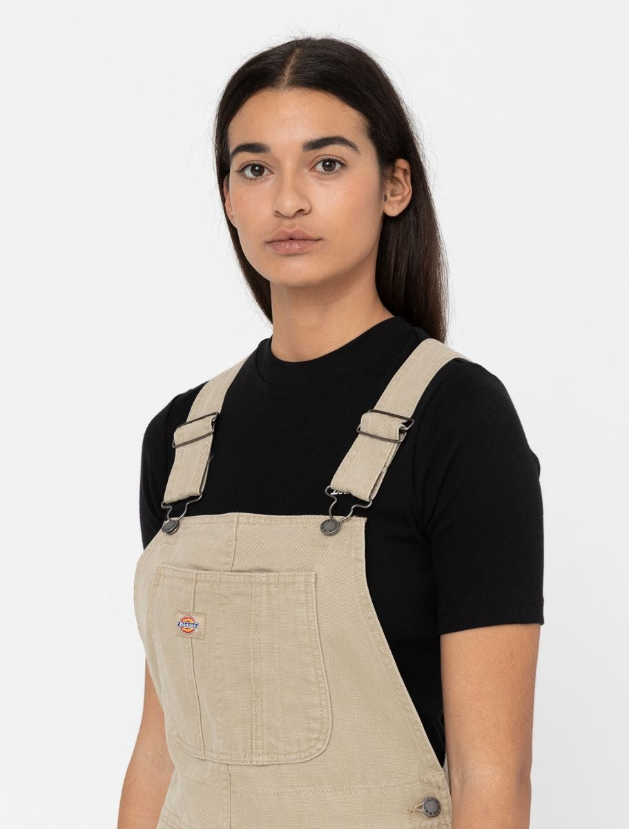 Duck Canvas Short Bib Desert