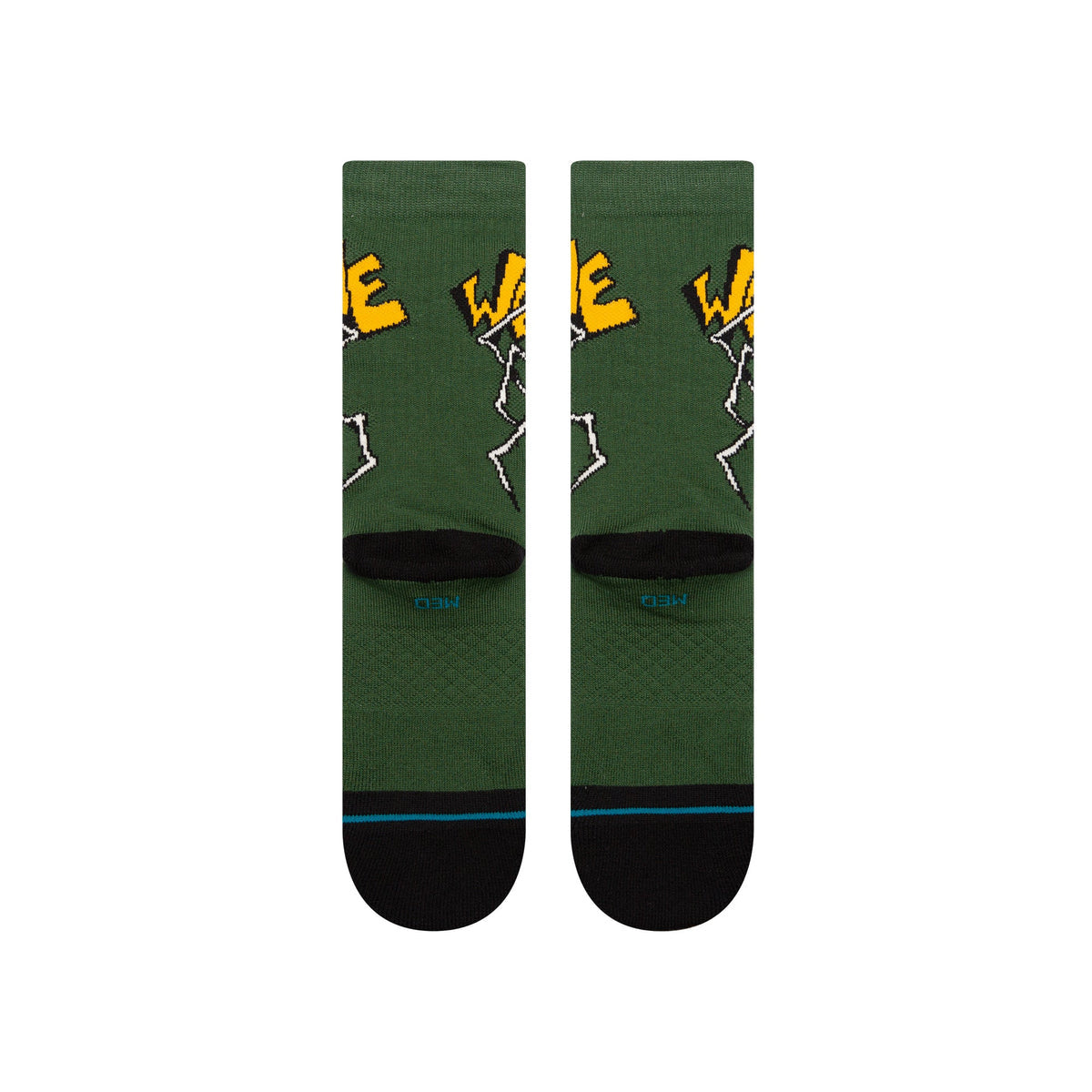 Welcome Wilbur Crew Socks Green
