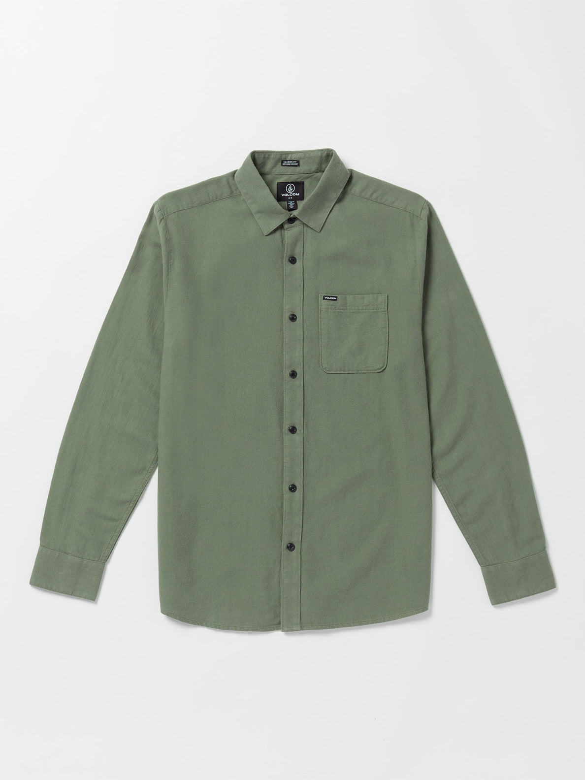 Caden Solid L/S Shirt Agave