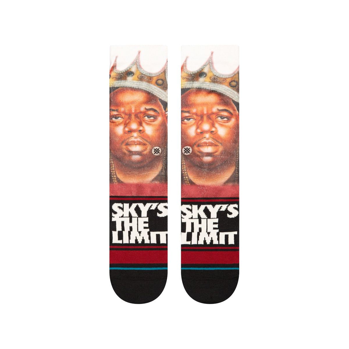 Skys The Limit Crew Socks Black