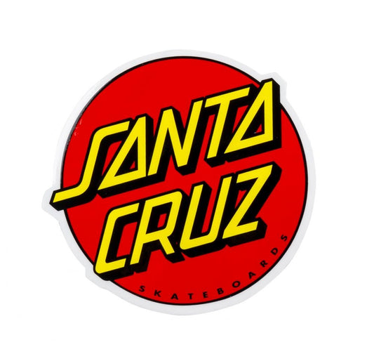 Classic Dot Sticker 3" Red