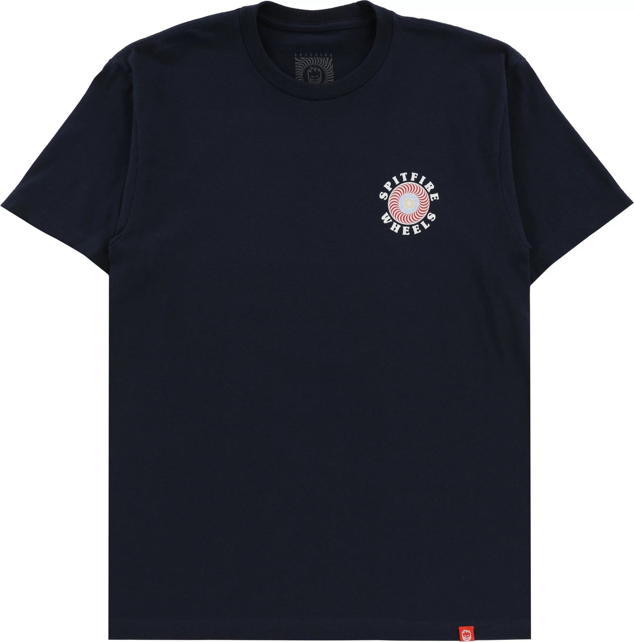 OG Classic Fill S/S T-Shirt Navy w/ White Blue Red