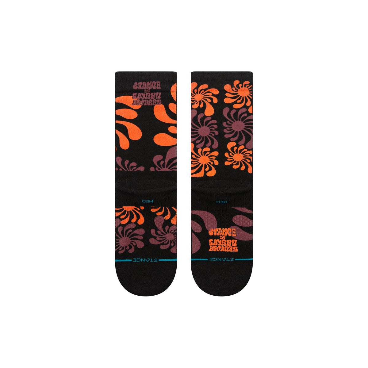 Lauryn Alvarez Crew Socks Black