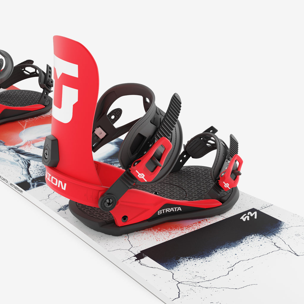 Strata Snowboard Binding 2024 Red