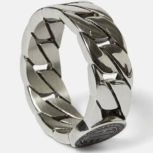 Cuban Link Ring Silver
