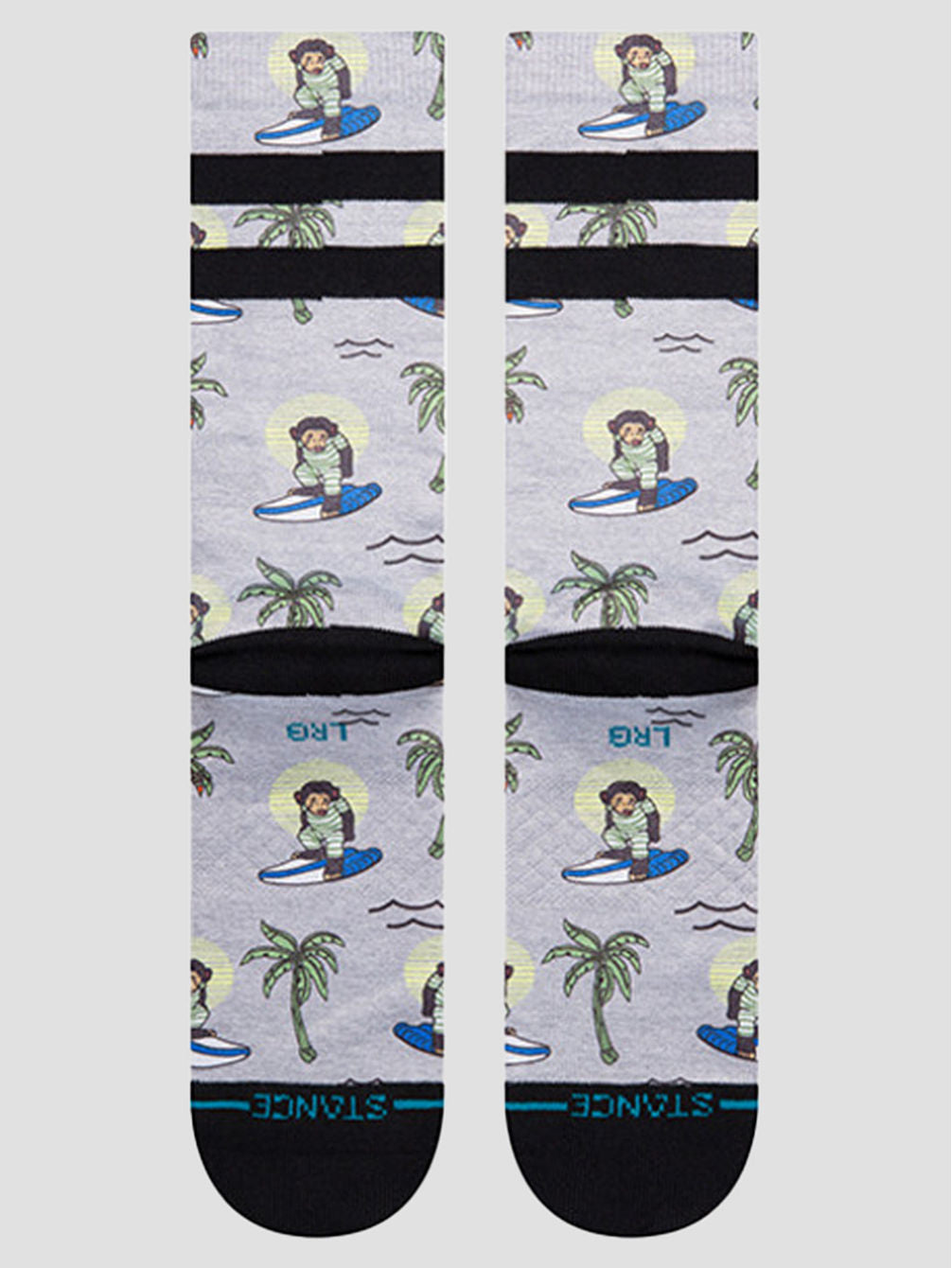 Surfing Monkey Socks Grey