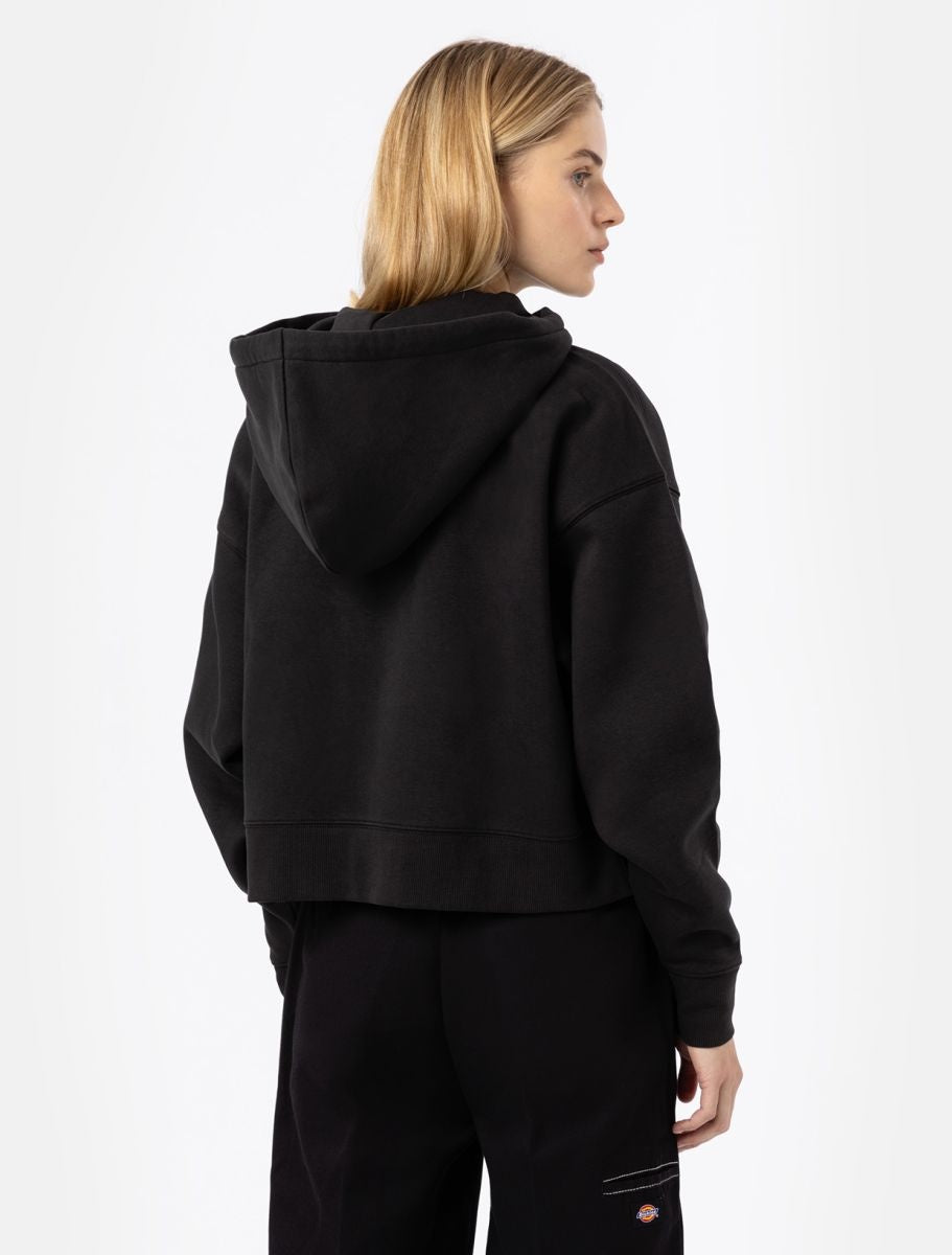 Oakport Zip Hoodie Black