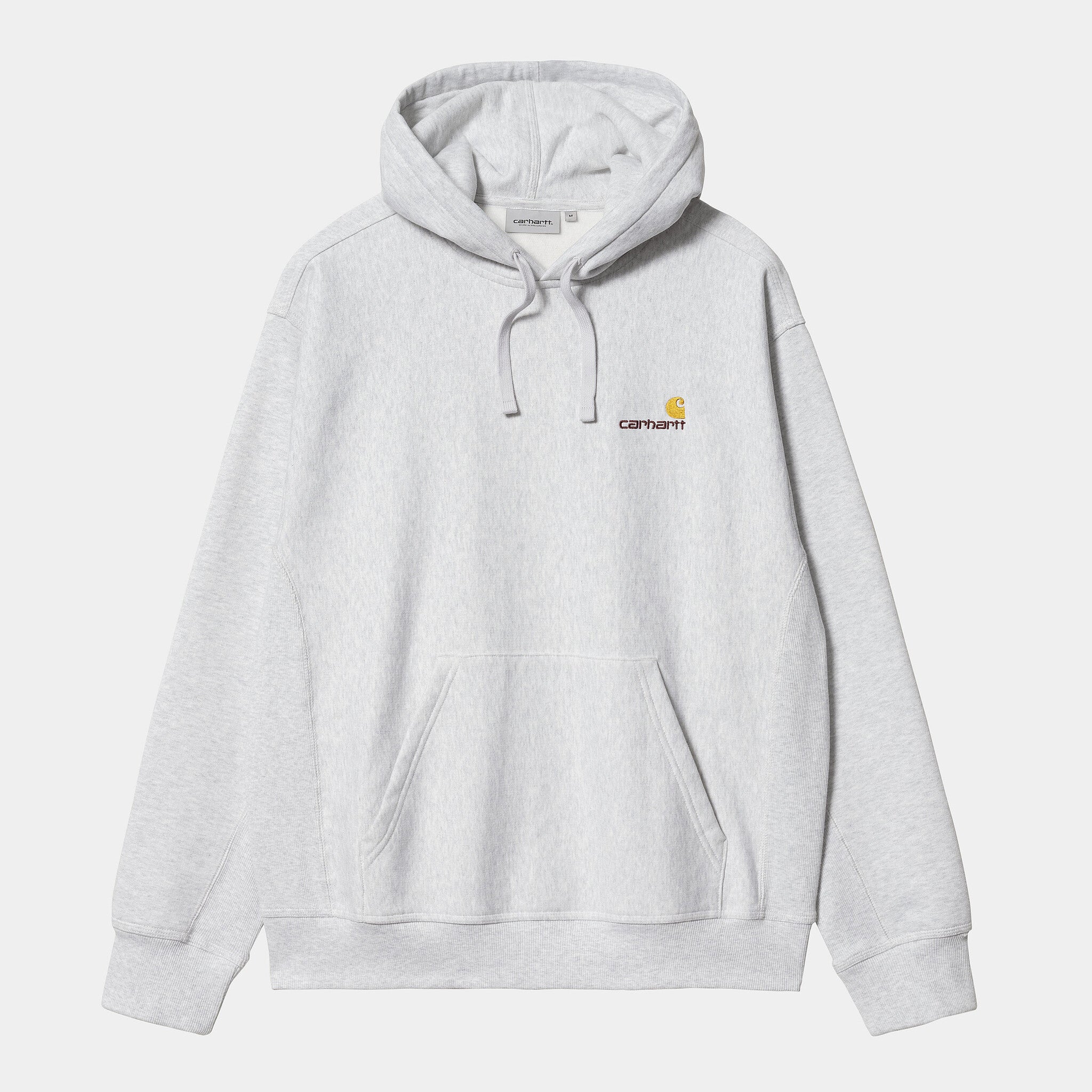 Hooded American Script Sweat Ash Heather