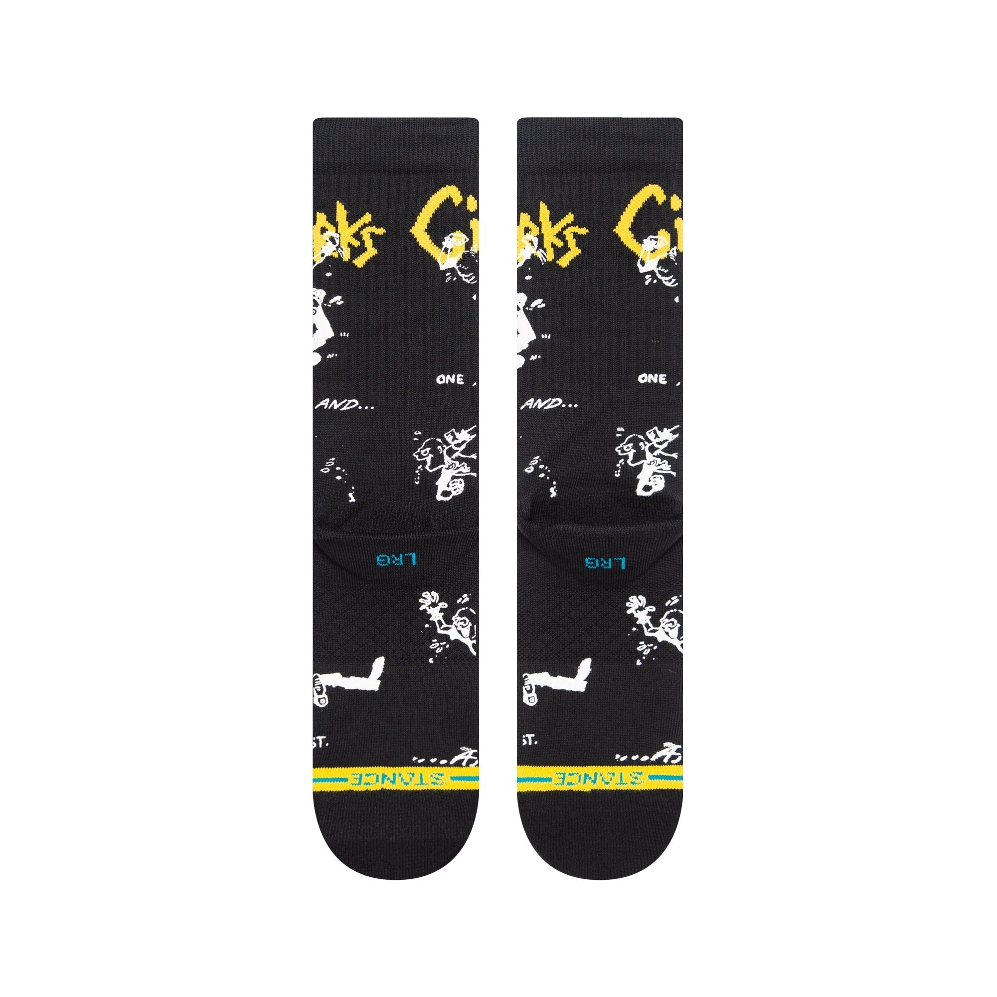 Circle Jerks Crew Sock Yellow