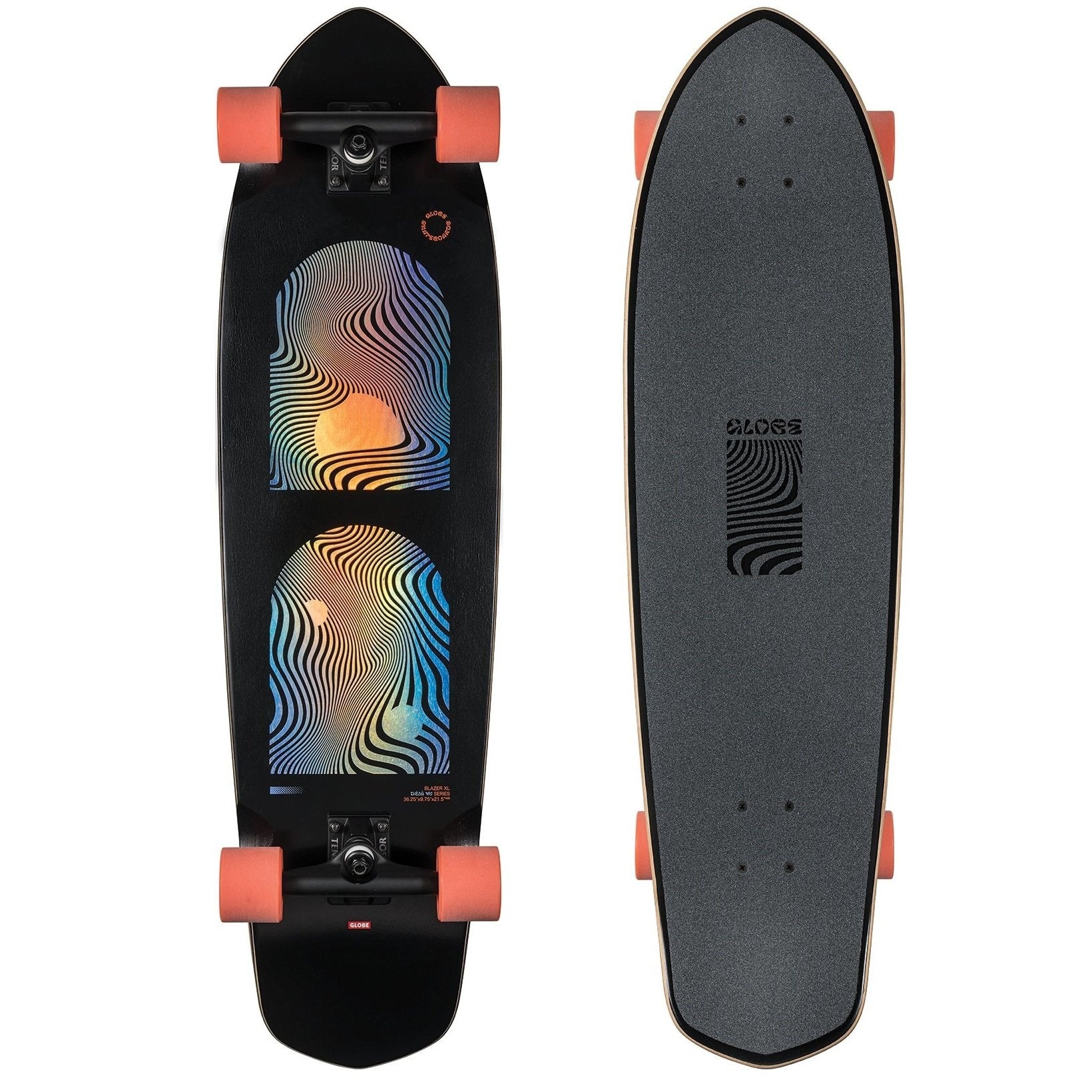 Blazer XL 36" Longboard Black/Orange