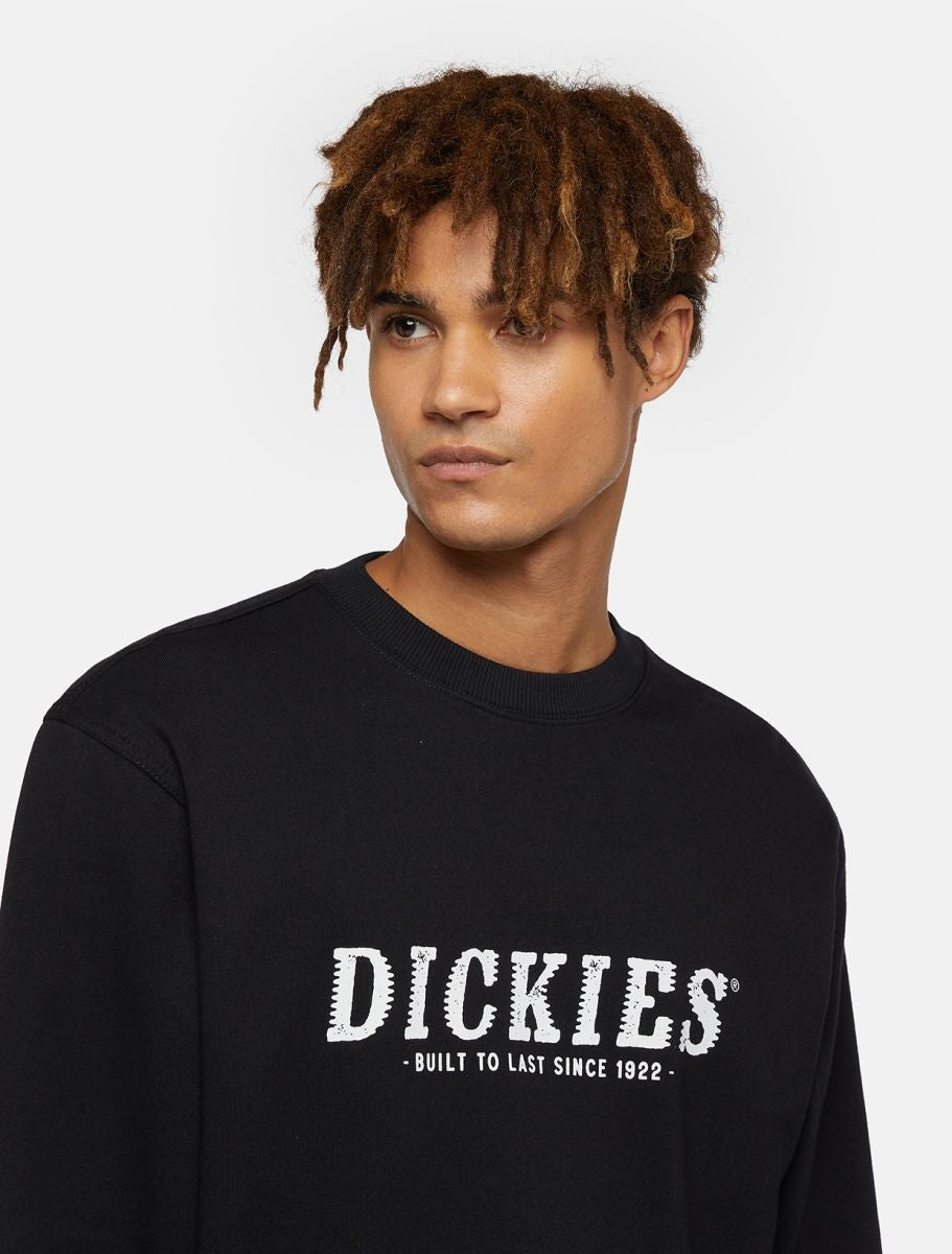 Script Sweatshirt Black