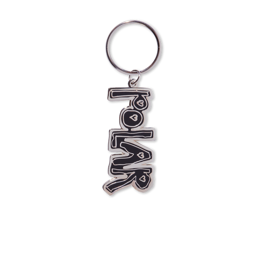 Key Chain Heart Logo Black