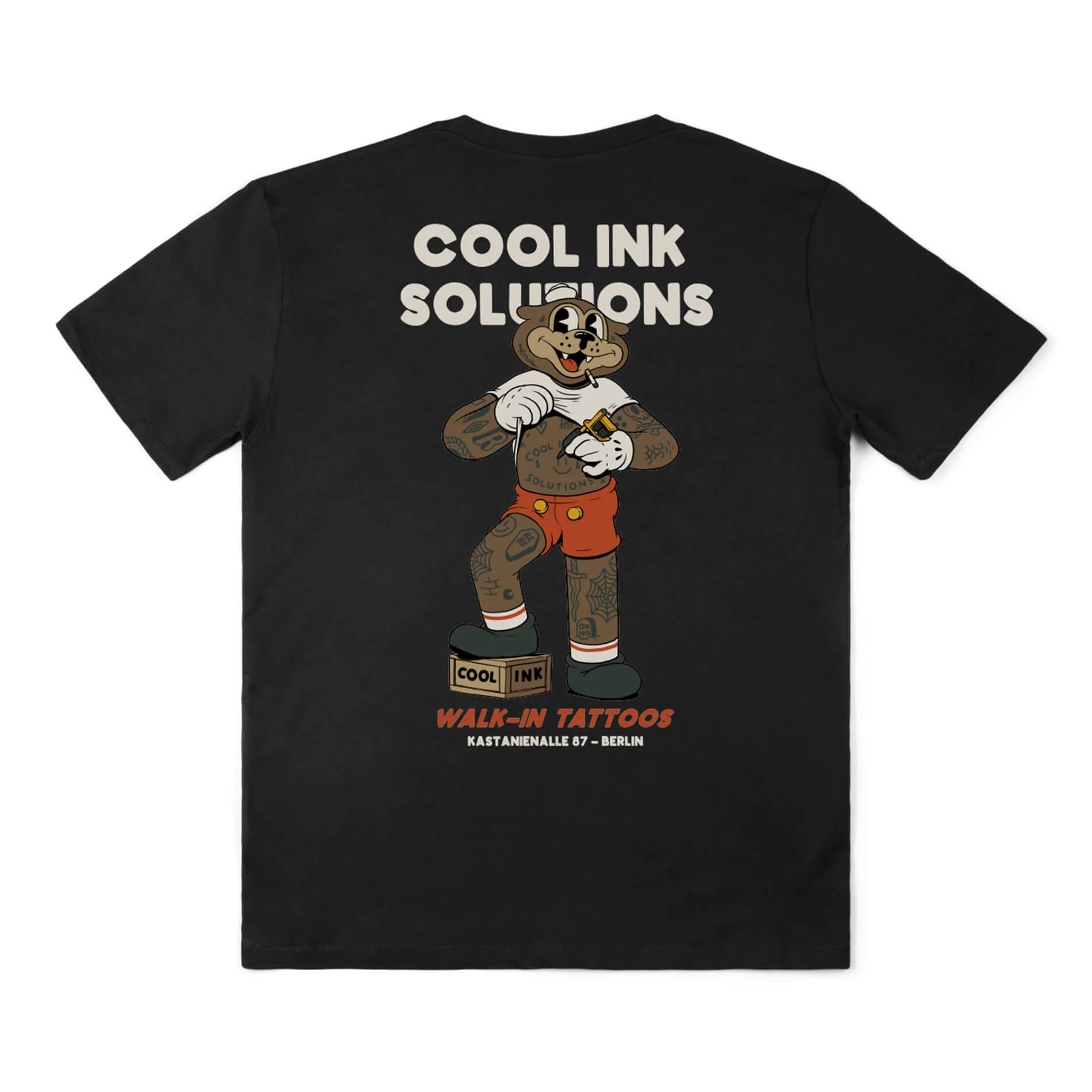 Walking Tattoo T-shirt Black