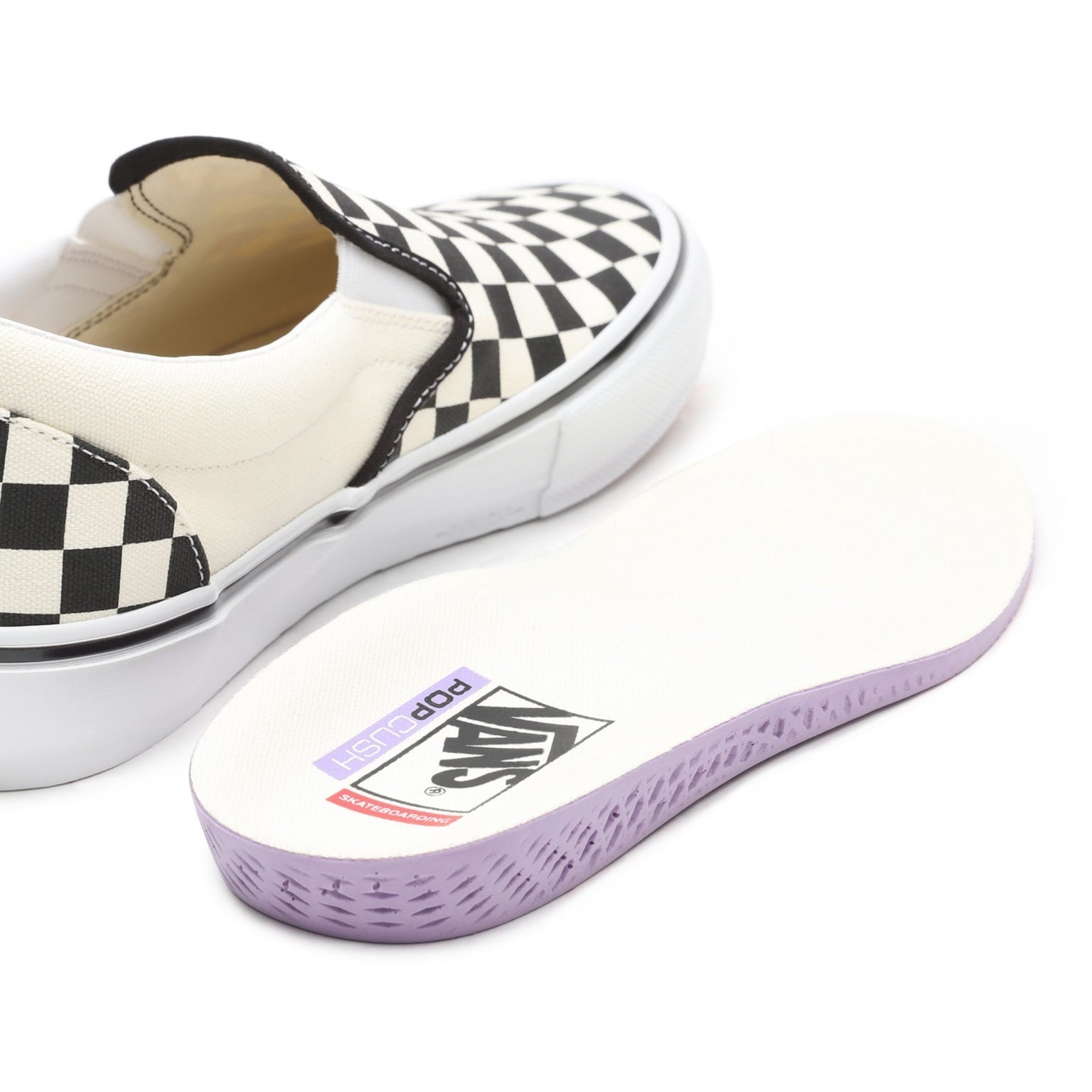 Skate Slip-On Checkerboard Black/White