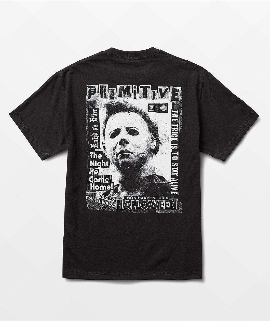 X Halloween Flyer S/S T-Shirt Black