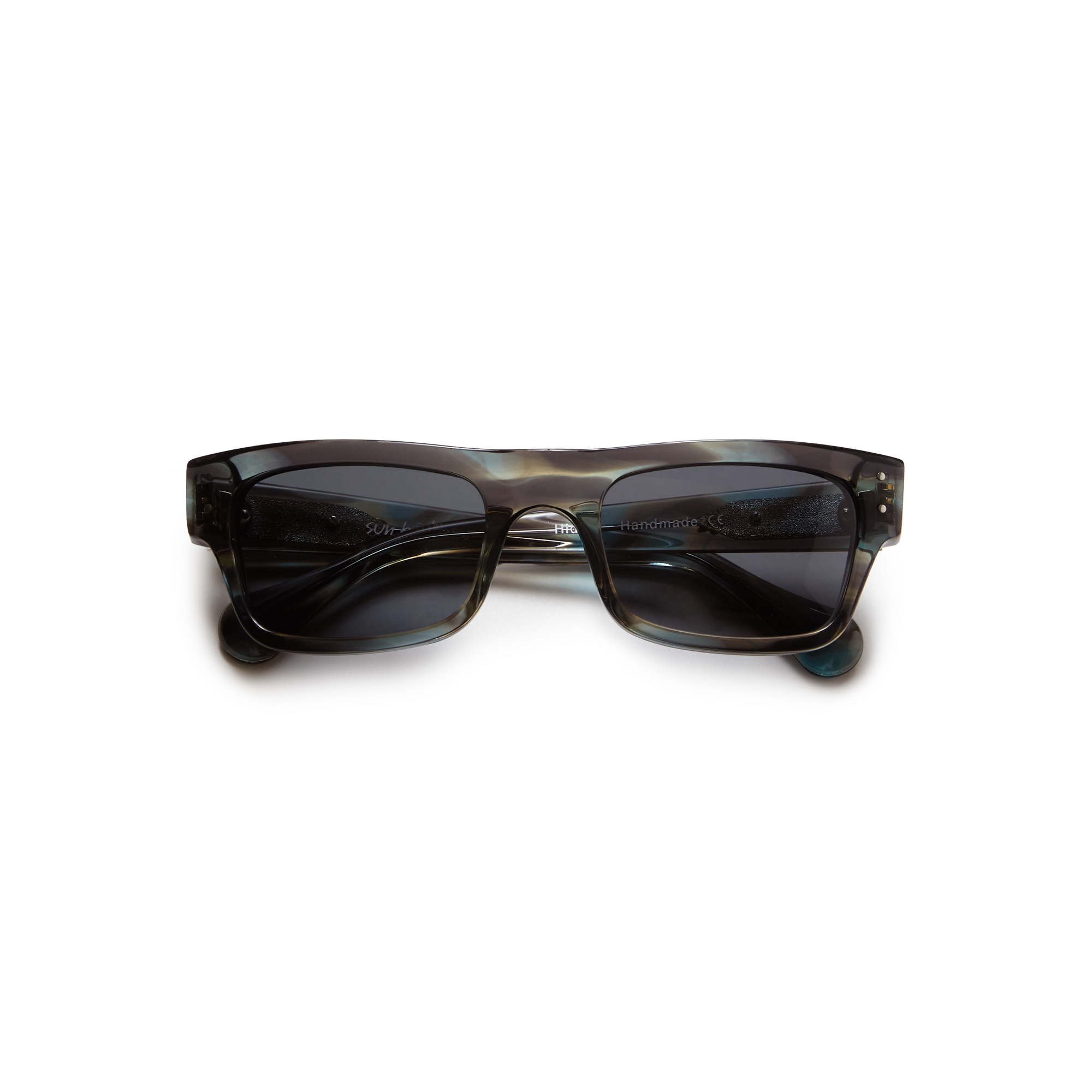 Hideo Sunglasses Teal Smoke