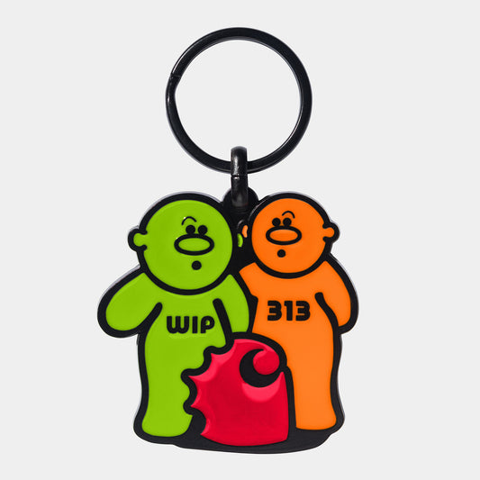 Gummy Keychain Zinc Alloy Multicolor