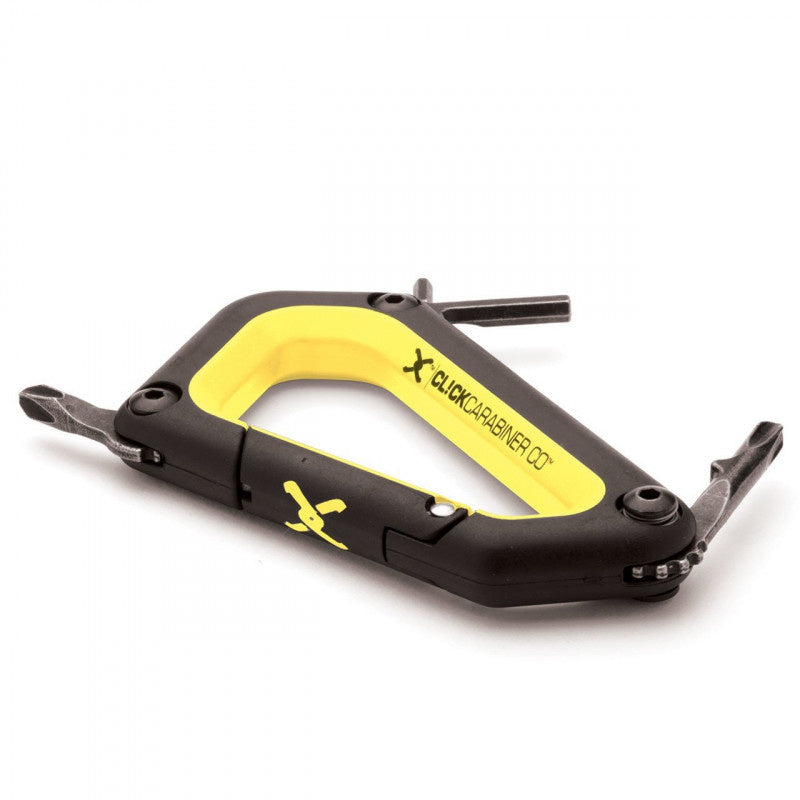 Click Carabiner Ski/Snowboard Tool Neon