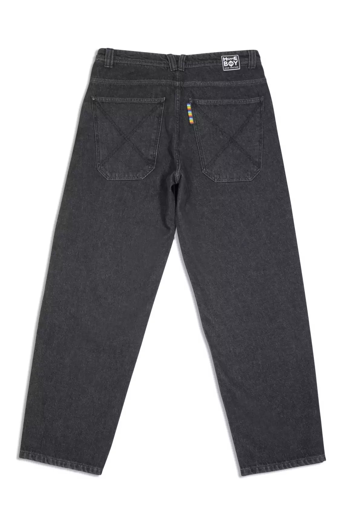 X-Tra Baggy Denim Washed Black