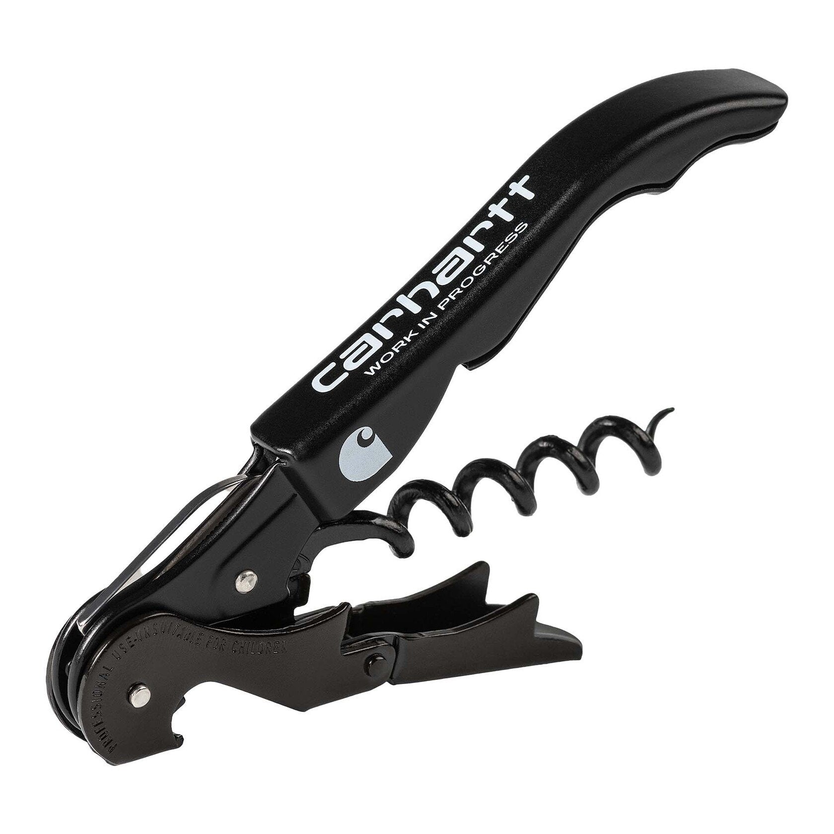 Script Pulltabes corkscrew metal Black