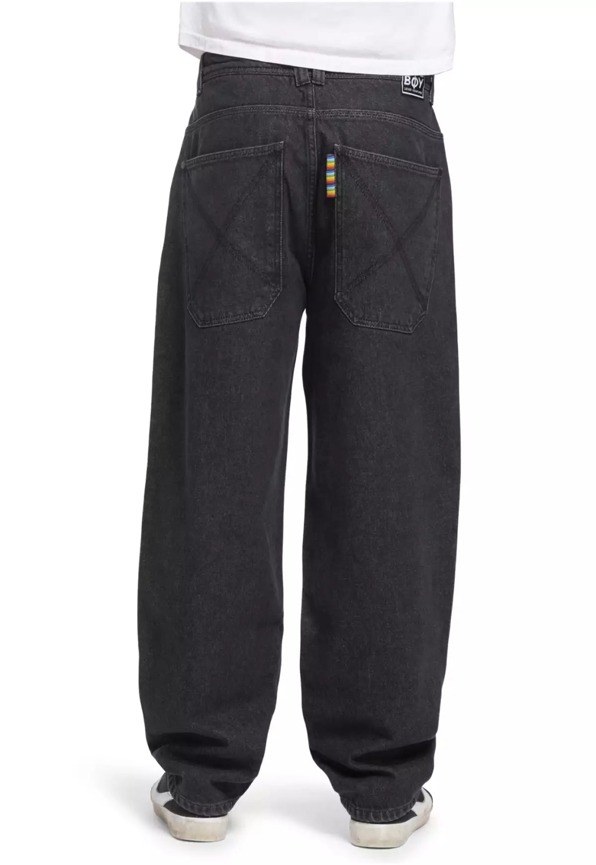 X-Tra Baggy Denim Washed Black