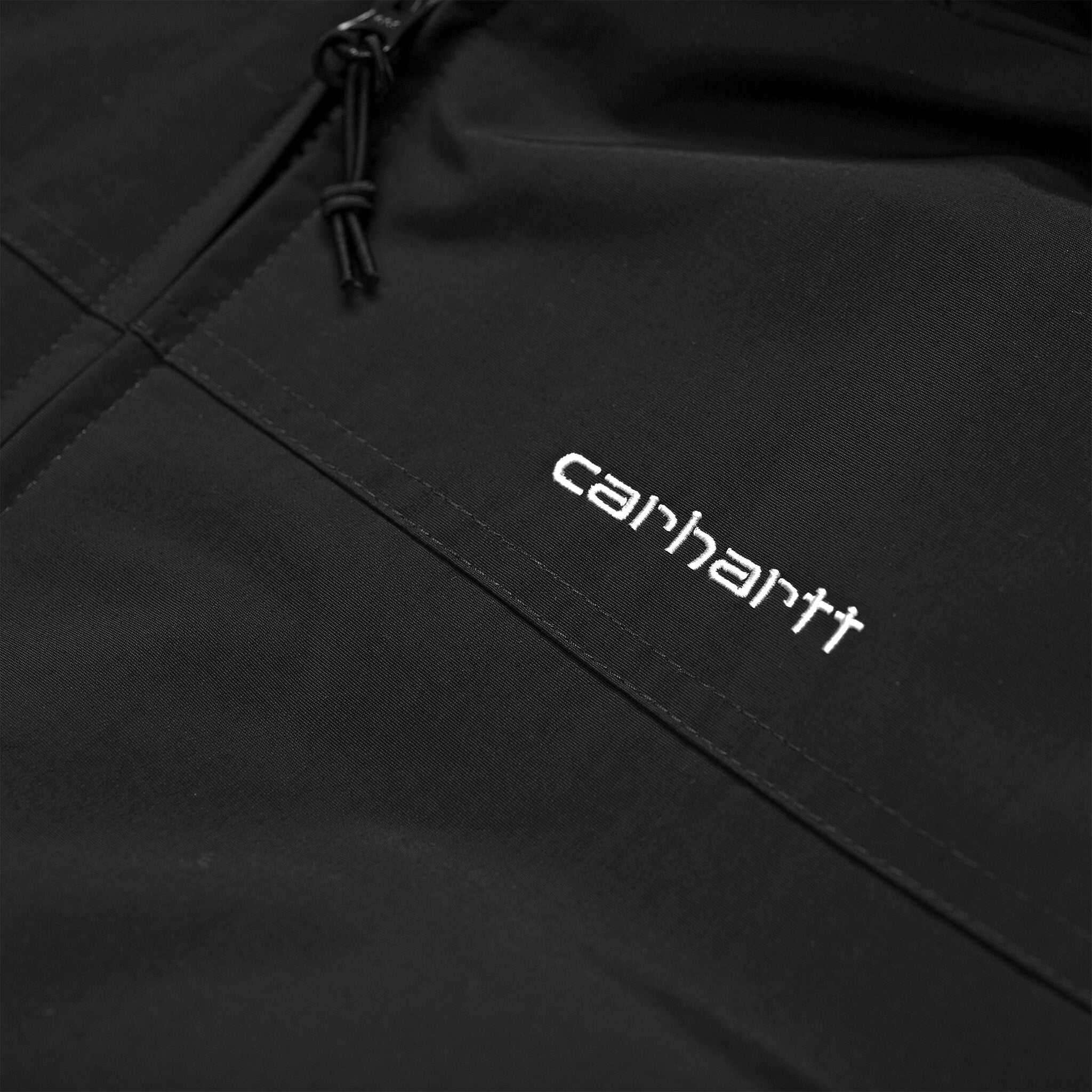 Hooded Sail Jacket Black/White