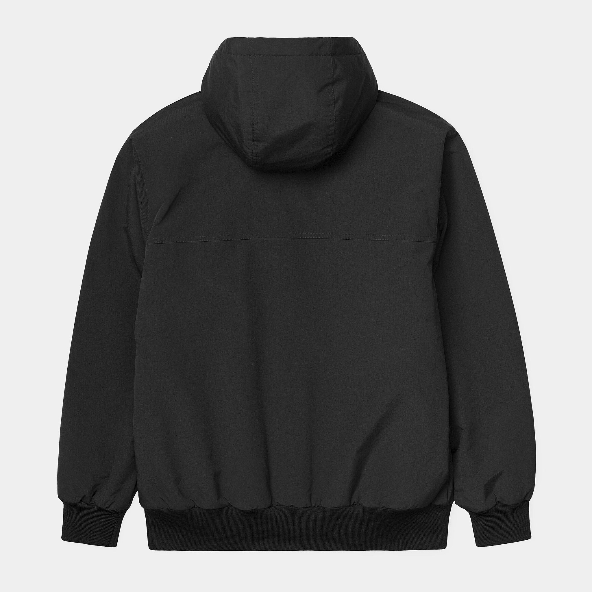Hooded Sail Jacket Black/White