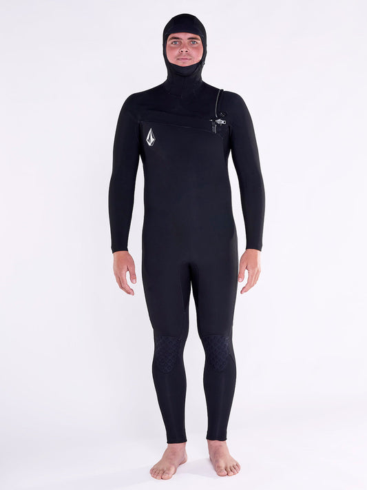 Modulator 5/4/3mm Hooded Chest Zip Fullsuit Black