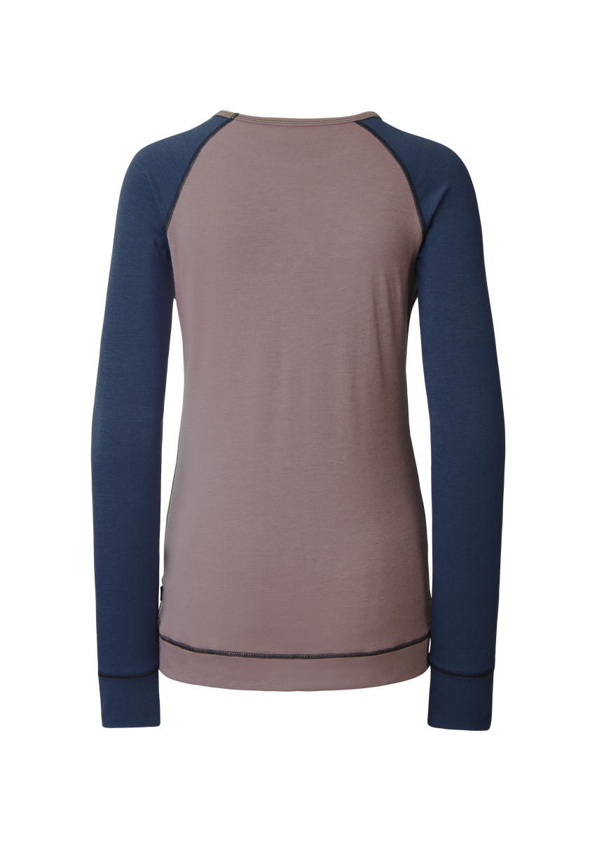 Milita Baselayer Top Rose Taupe/Dark Blue