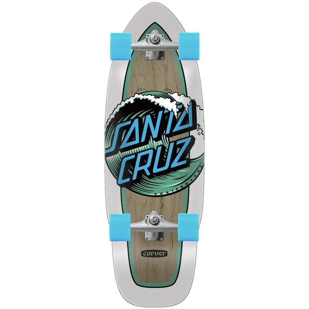 x Carver Wave Dot Cut Back Surfskate Blue/White