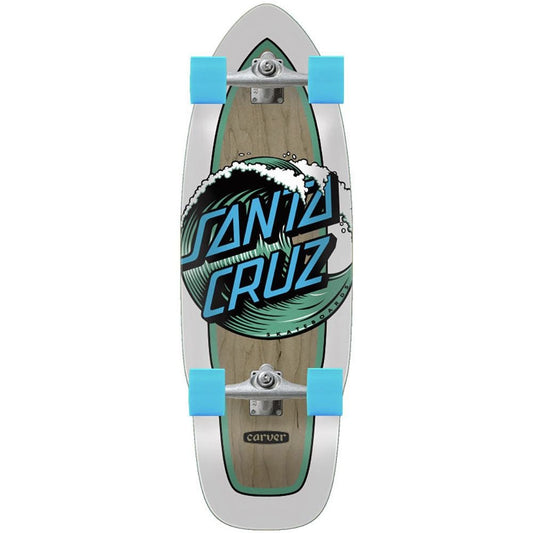 x Carver Wave Dot Cut Back Surfskate Blue/White