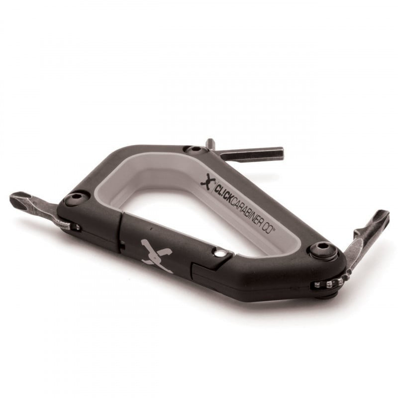 Click Carabiner Ski/Snowboard Tool Neon