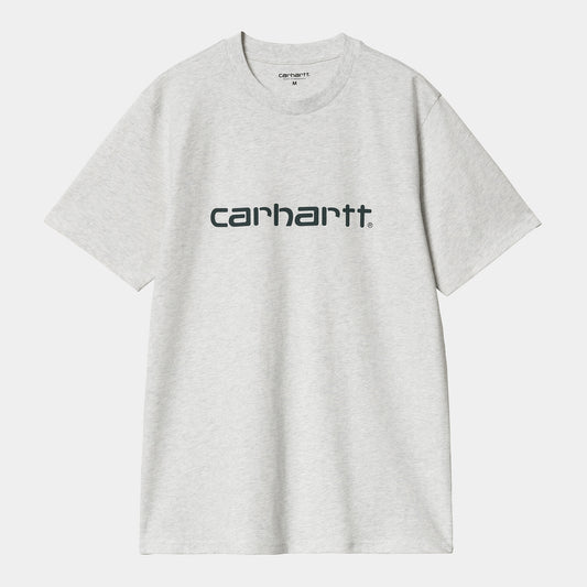 Script T-shirt Heather / Duck Blue