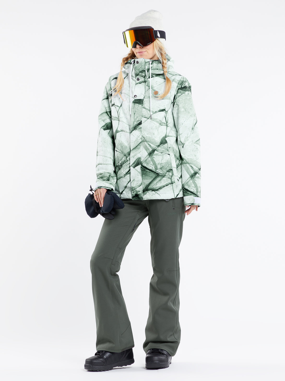Womens Bolt Insulated Jacket White Ice