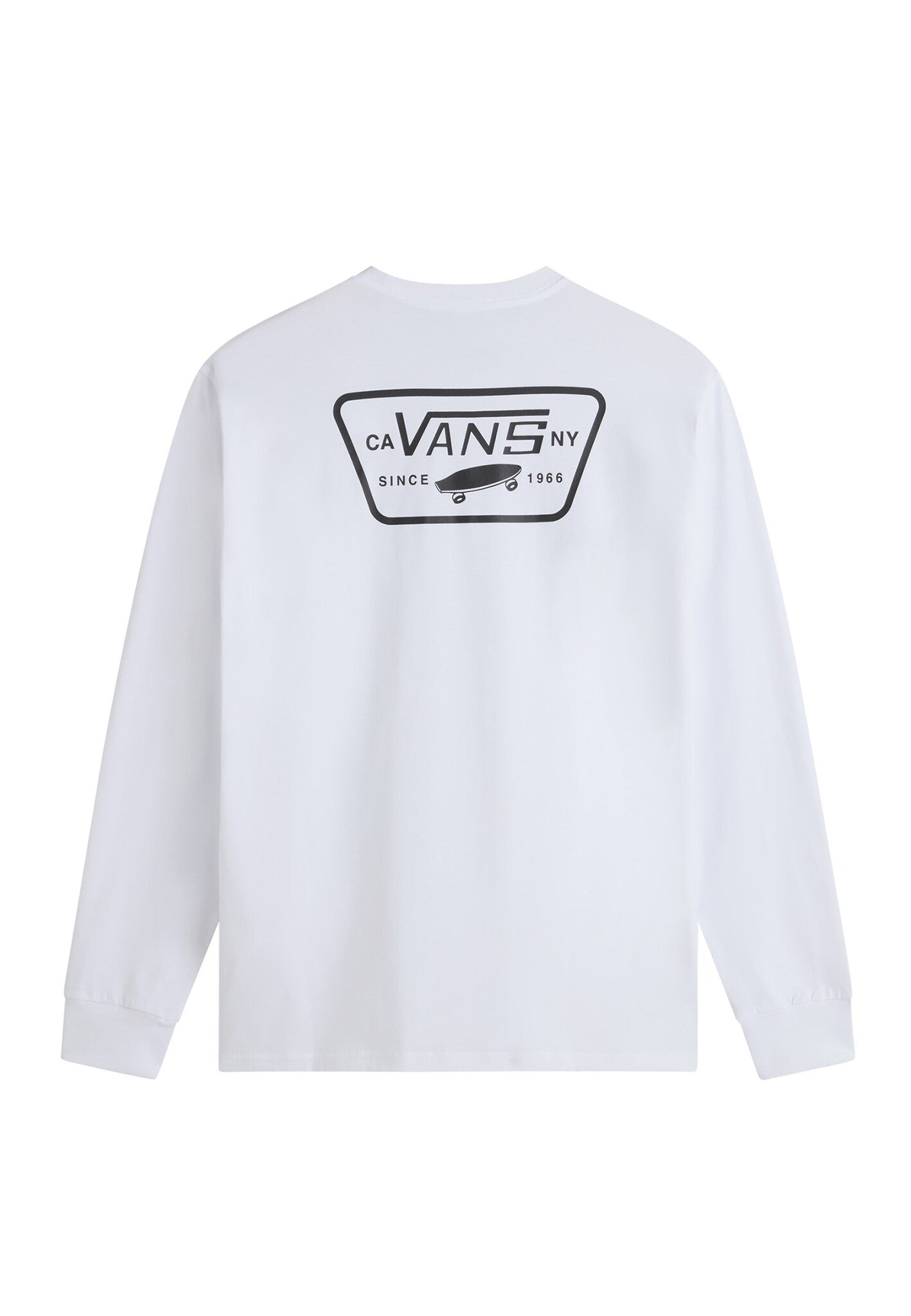 Full Patch Back Longsleeve White/Black