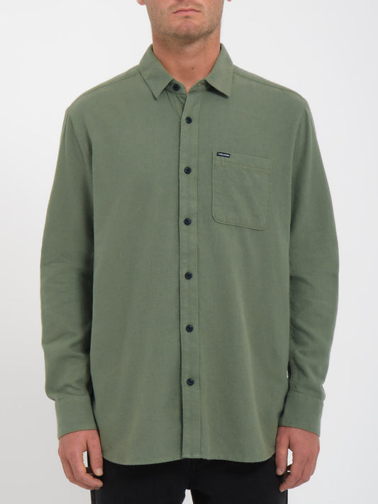 Caden Solid L/S Shirt Agave