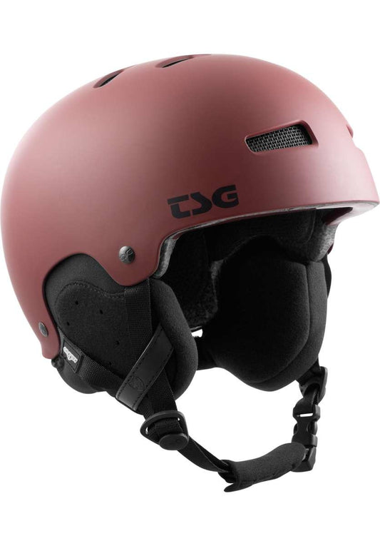 Gravity Solid Color Snowboard Helmet Satin Oxblood