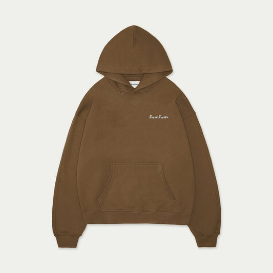 The Buchan Hoodie Brown – front
